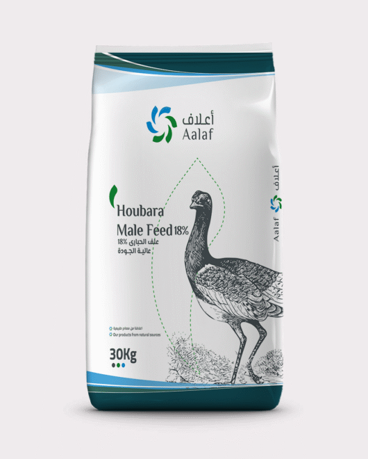 Houbara Male Feed 18% – 30 Kg Bag