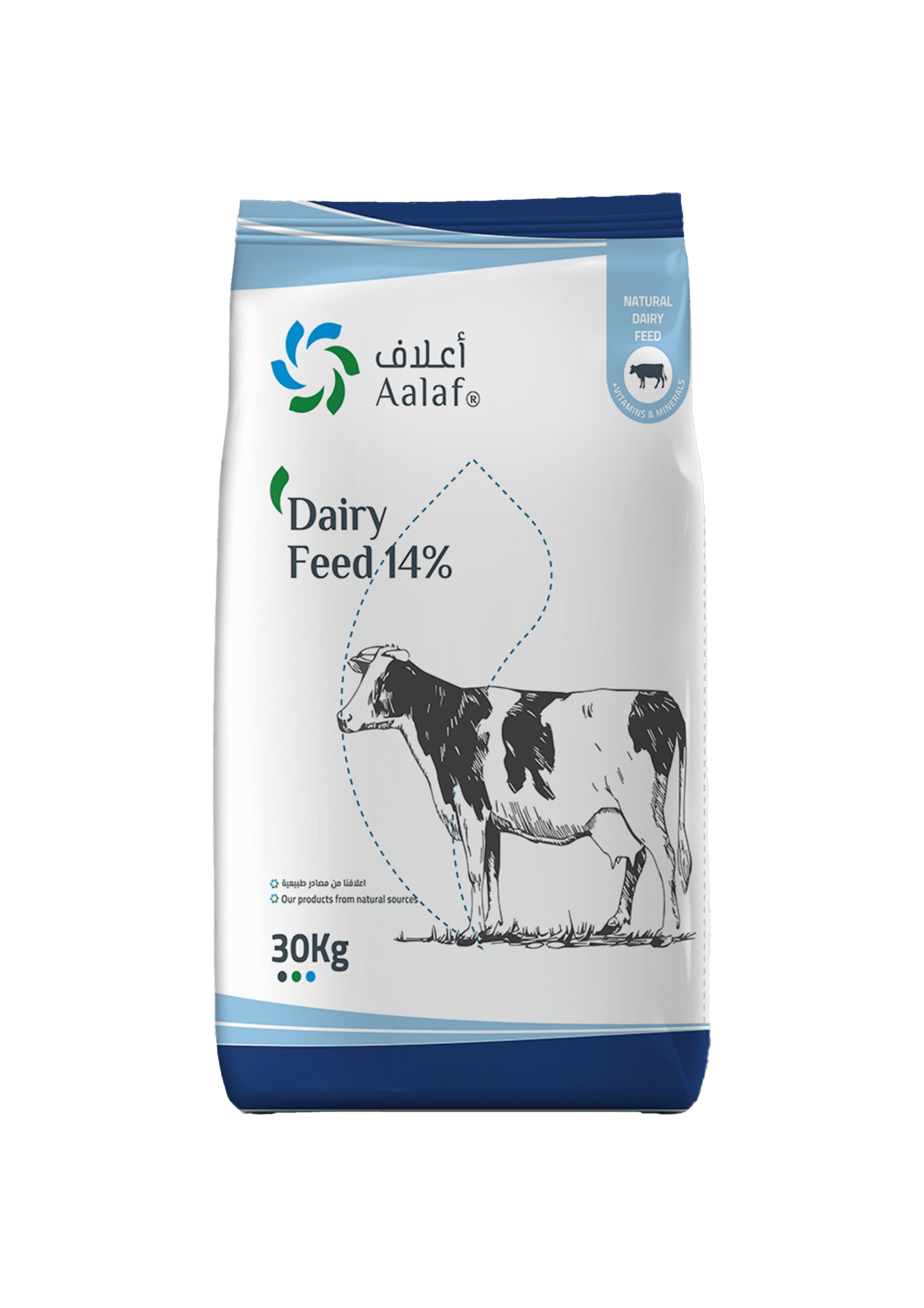 A 14% protein dairy feed for maintenance and low to moderate production, supporting rumen function and body condition.